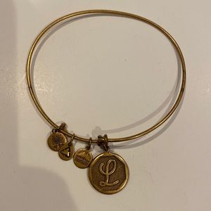 Alex and Ani L Initial Bracelet